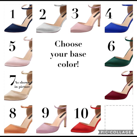 Custom crystal bridal/prom shoes - Picture 5 of 6